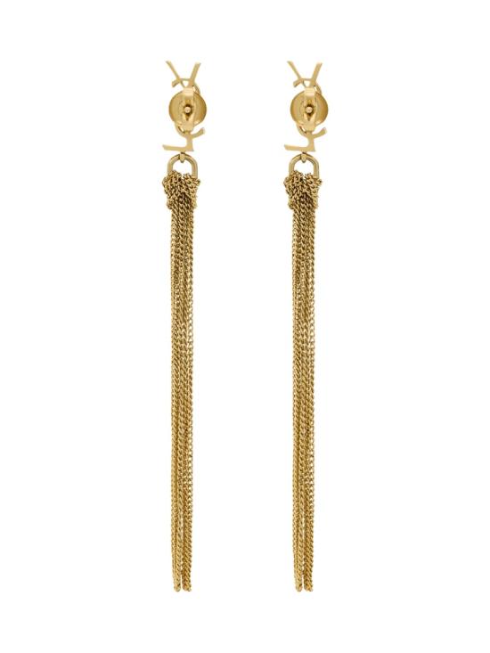 26FW 생로랑 메탈 카산드라 태슬 이어링 803195 Y15008030 GOLD - SAINT LAURENT