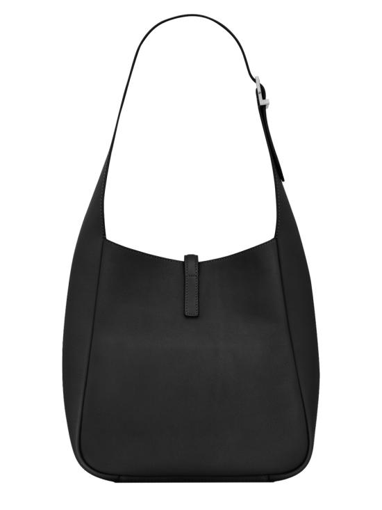26FW 생로랑 LE 5 A 7 서플 스몰 그레인드 레더백 713938 AACQG1000 BLACK - SAINT LAURENT