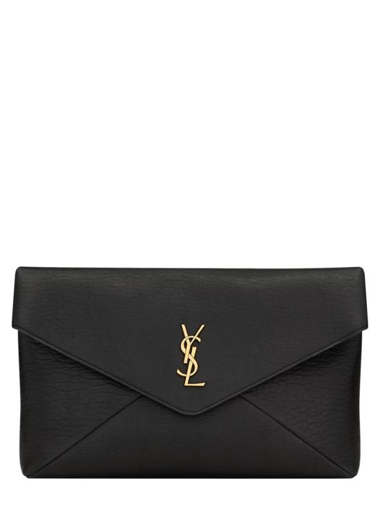26FW 생로랑 카산드라 라지 엔벨로프 파우치 769307 AACYT1000 BLACK - SAINT LAURENT