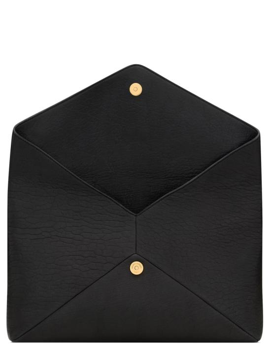 26FW 생로랑 카산드라 라지 엔벨로프 파우치 769307 AACYT1000 BLACK - SAINT LAURENT