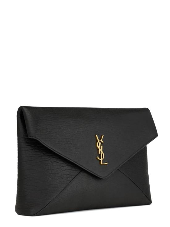 26FW 생로랑 카산드라 라지 엔벨로프 파우치 769307 AACYT1000 BLACK - SAINT LAURENT