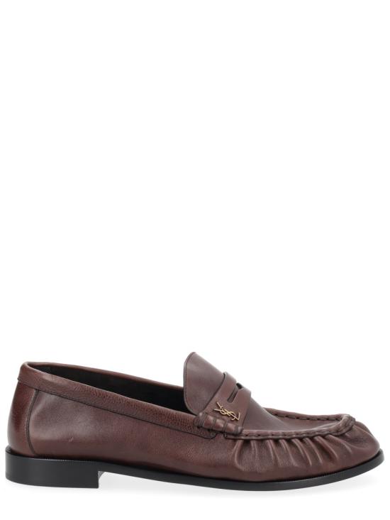 26FW 생로랑 매트 레더 서플 르 로퍼 839471 25VAA2128 BROWN