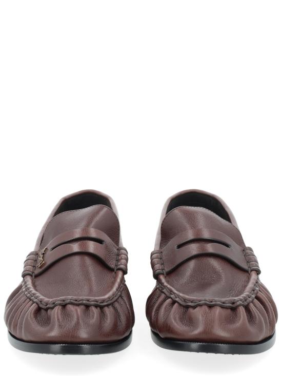 26FW 생로랑 매트 레더 서플 르 로퍼 839471 25VAA2128 BROWN - SAINT LAURENT