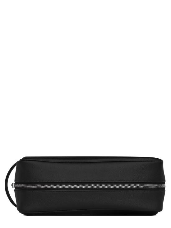 26FW 생로랑 그랑 드 뿌드르 엠보스 레더 그루밍 케이스 609347 1GF0N1000 BLACK - SAINT LAURENT