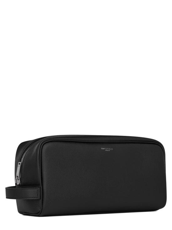 26FW 생로랑 그랑 드 뿌드르 엠보스 레더 그루밍 케이스 609347 1GF0N1000 BLACK - SAINT LAURENT