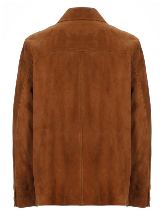 26FW 생로랑 긴팔 셔츠 861396 YCUM22705 BROWN - SAINT LAURENT