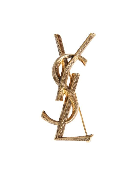 26FW 생로랑 브로치 700582 Y15008204 GOLD - SAINT LAURENT