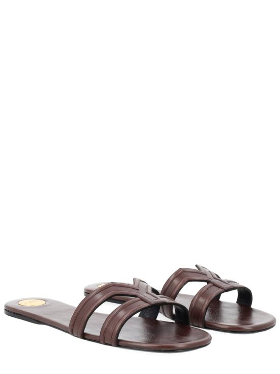 26FW 생로랑 뮬/슬리퍼 861853 25V002128 BROWN - SAINT LAURENT