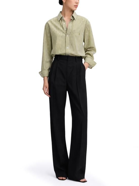 26FW 생로랑 블라우스/셔츠 861080 Y260D3302 GREEN - SAINT LAURENT
