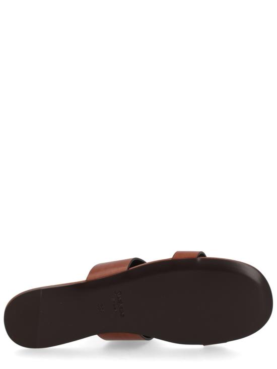 26FW 생로랑 뮬/슬리퍼 860809 DWE006036 BROWN - SAINT LAURENT