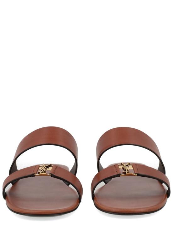 26FW 생로랑 뮬/슬리퍼 860809 DWE006036 BROWN - SAINT LAURENT