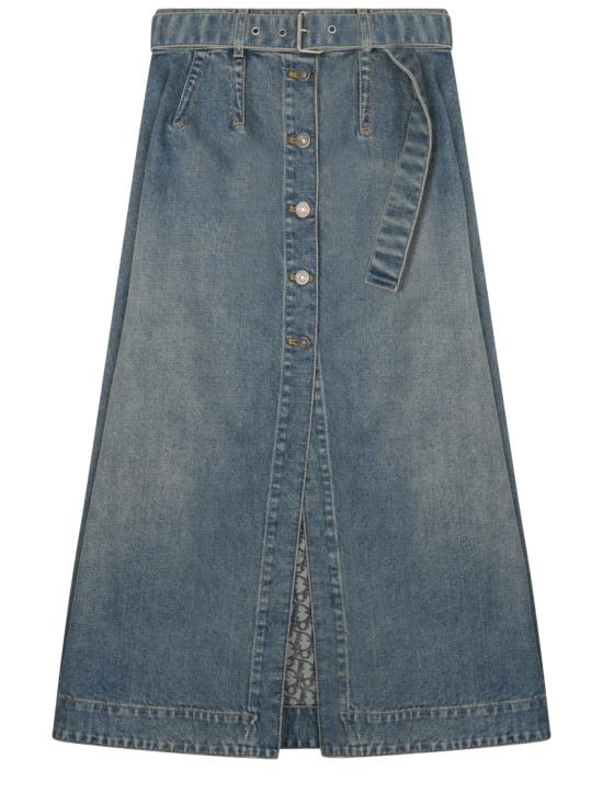 26FW 디올 스커트 612J51A3153 5501 DENIM