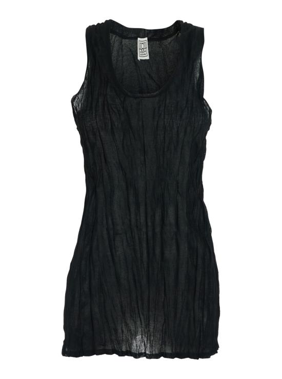 26FW 토템 탑 262WRT0724YA0244 001 BLACK