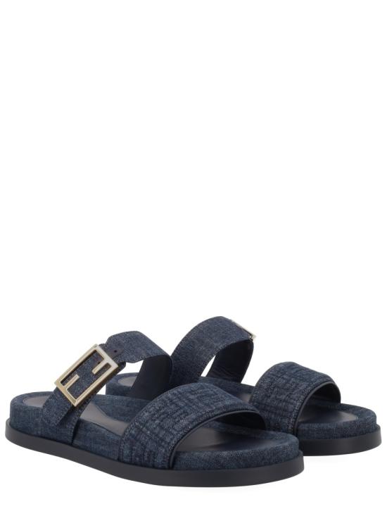 26FW 펜디 데님 펜디 필 슬라이드 8X8710 AYFLF18RE BLUE - FENDI