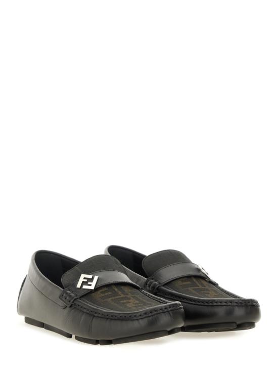 26FW 펜디 FF 메탈 드라이빙 로퍼 7D1691 AORTF1LQB BROWN - FENDI