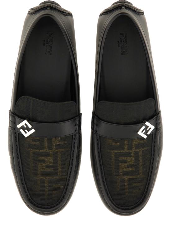 26FW 펜디 FF 메탈 드라이빙 로퍼 7D1691 AORTF1LQB BROWN - FENDI