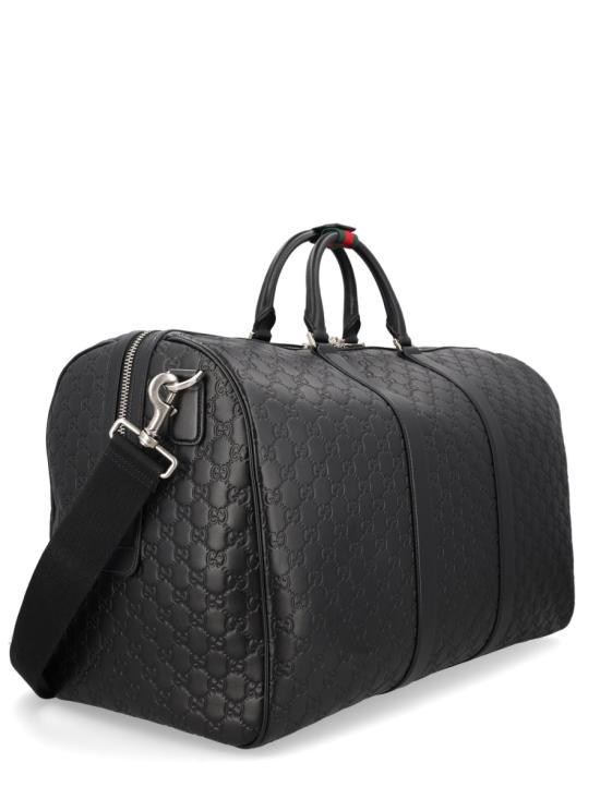 26FW 구찌 GG 엠블럼 라지 더플백 850216 AAFOM1053 BLACK - GUCCI