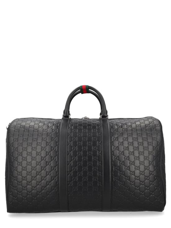 26FW 구찌 GG 엠블럼 라지 더플백 850216 AAFOM1053 BLACK - GUCCI