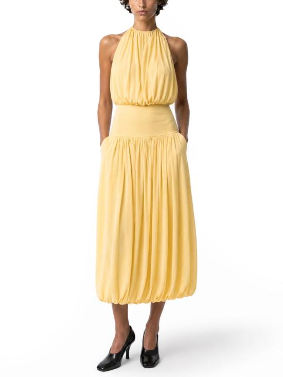 26FW 토템 원피스 262WRD0320FB0635 312 YELLOW - TOTEME