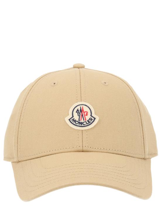 26FW 몽클레어 로고 코튼 볼캡 3B00008 04863209 BEIGE