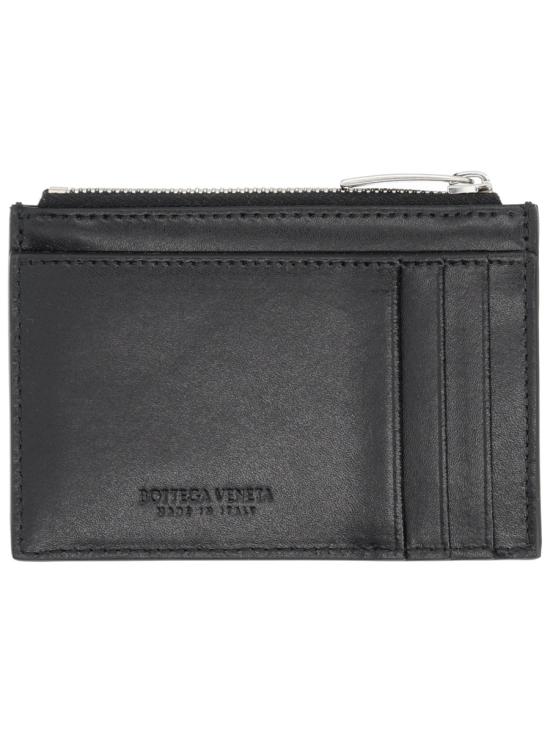 26FW 보테가베네타 캐세트 집 카드 케이스 853519 VBWD38803 BLACK - BOTTEGA VENETA