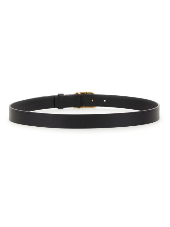 26FW 발렌시아가 BB 씬 레더 벨트 581690 1CH041000 BLACK - BALENCIAGA