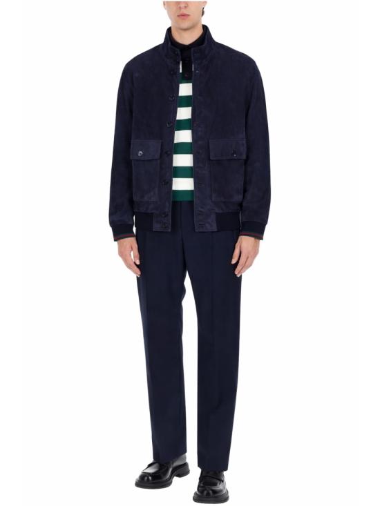 26FW 구찌 가죽 자켓 854268 XNBB54044 BLUE - GUCCI