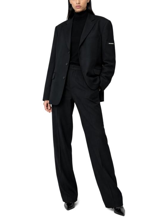 26FW 발렌시아가 라지 테일러드 팬츠 857607 TNT211000 BLACK - BALENCIAGA