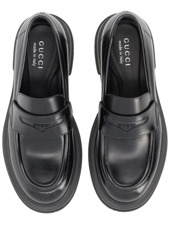 26FW 구찌 토날 로고 로퍼 851396 AADEO1000 BLACK - GUCCI