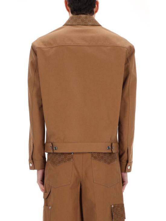 26FW 구찌 GG 디테일 집업 자켓 854304 ZAUJI2630 BEIGE - GUCCI
