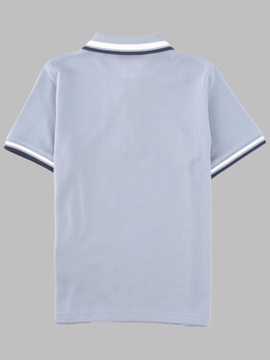 26FW [키즈] 몽클레어 폴로 셔츠 8A00012K 8496W715 BABY BLUE - MONCLER