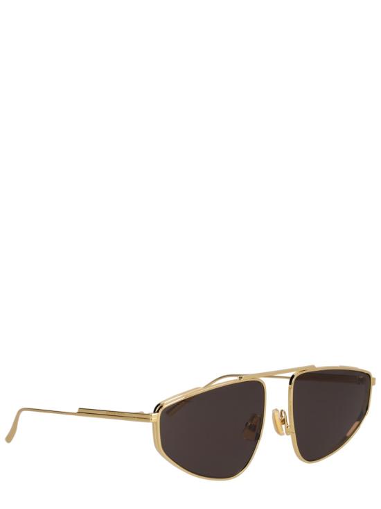 26FW 보테가베네타 선글라스 861365 V44508043 GOLD - BOTTEGA VENETA