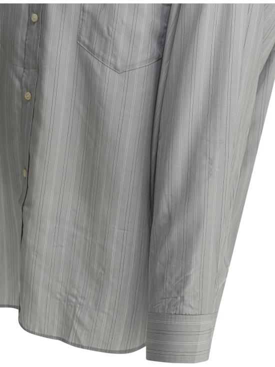 26FW 아크네 스튜디오 스트라이프 버튼업 BB0698 AM4 GREY - ACNE STUDIOS