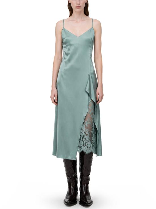 26FW 아크네 스튜디오 사틴 드레스 A20926 ABC GREEN - ACNE STUDIOS