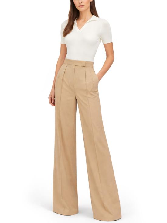 26FW 막스마라 스트레이트 팬츠 2611131161600 321001 BEIGE - MAX MARA