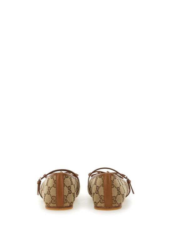 26FW 구찌 홀스빗 발레 플랫 814321 FAD6C9745 BEIGE - GUCCI