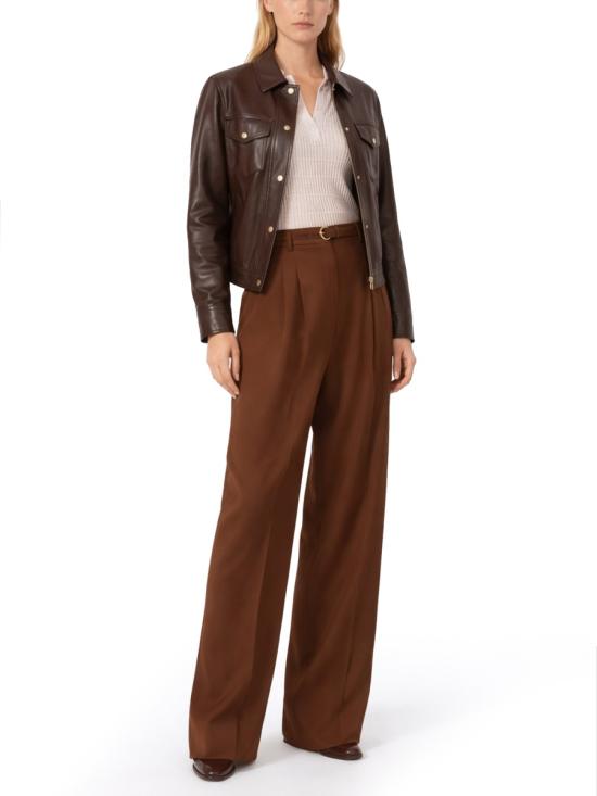 26FW 막스마라 스트레이트 팬츠 2616131081600 253003 BROWN - MAX MARA