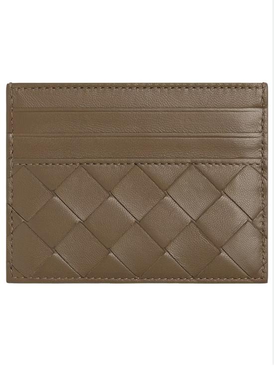 26FW 보테가베네타 인트레치아토 크레딧 카드 케이스 796324 VCPP32355 GREEN - BOTTEGA VENETA