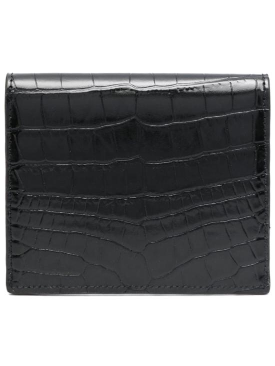 26FW 토템 T-락 팔멜라토 레더 카드 홀더 251WAM0042LE0076 001 BLACK - TOTEME