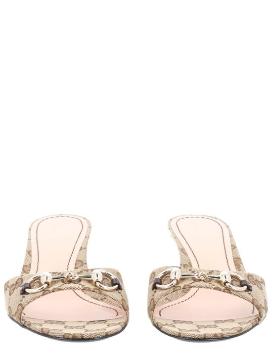 26FW 구찌 홀스빗 슬라이드 샌들 853672 KY9809744 BEIGE - GUCCI