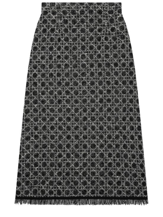 26FW 디올 스커트 611J11A7896 9101 BLACK
