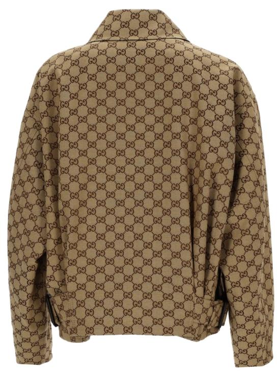 26FW 구찌 GG 캔버스 봄버 재킷 842660 ZAF4S2580 BEIGE - GUCCI