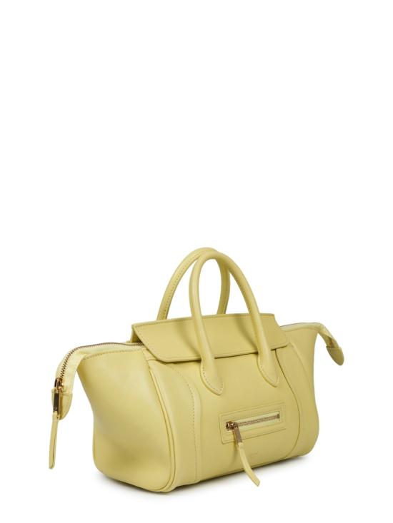 26FW 셀린느 스몰 뉴 러기지백 서플 샤이니 램스킨 124213GW2 11CU YELLOW - CELINE