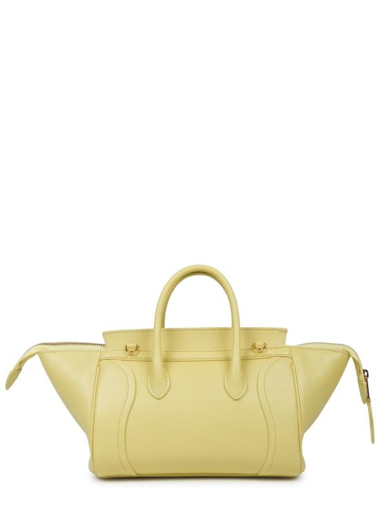 26FW 셀린느 스몰 뉴 러기지백 서플 샤이니 램스킨 124213GW2 11CU YELLOW - CELINE
