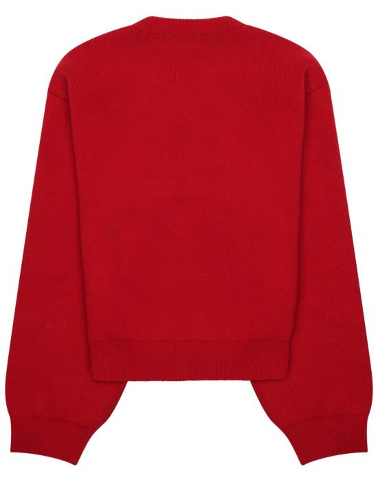 26FW 셀린느 캐시미어 크루넥 스웨터 RY0M40X73 27BK RED - CELINE