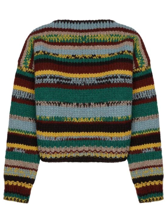 26FW 셀린느 물리네 알파카 & 울 크루넥 스웨터 RY0PR2V08 31GM MULTICOLOUR - CELINE