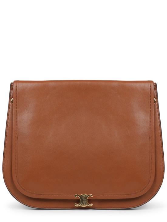 26FW 셀린느 소프트 트리옹프 베사체 서플 샤이니 램스킨 백 123632T88 GFY5 BROWN