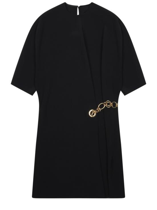26FW 셀린느 캐디 랩 드레스 RR0K80T25 38NO BLACK
