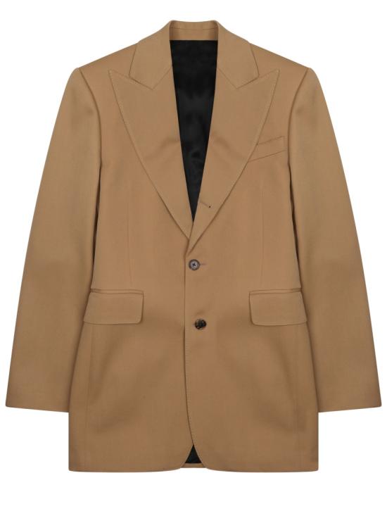 26FW 셀린느 다이애그널 울 콜론 재킷 RV15G092D 04CA BROWN
