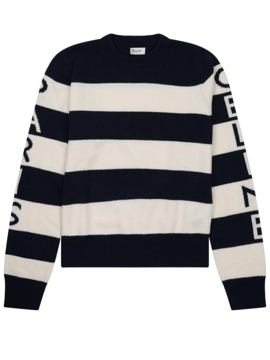 26FW 셀린느 울 캐시미어 크루넥 스웨터 RY0RL2I93 GHM4 MULTICOLOUR
